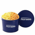 2 Way Popcorn Tins - Butter & Cheddar Cheese Popcorn (2 Gallon)